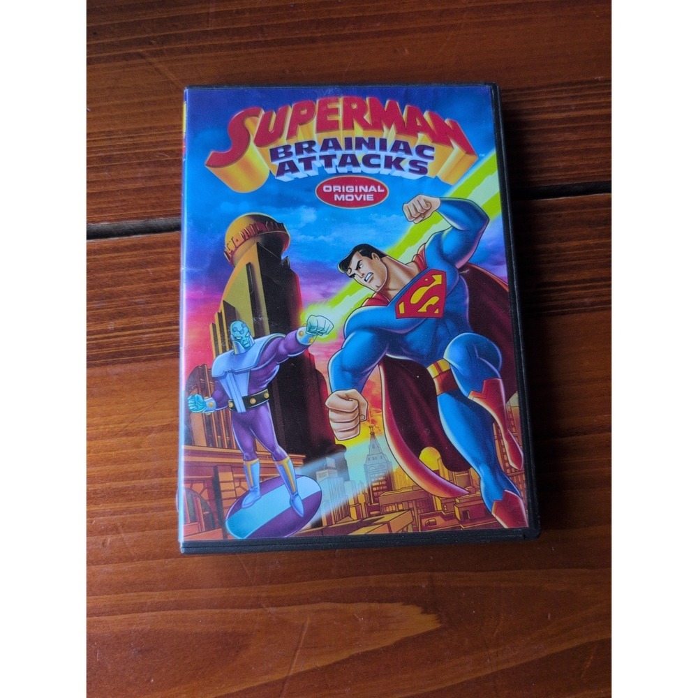 SUPERMAN: BRANIAC ATTACKS (2006) DVD Daly Boothe Delaney DC Animated Movie